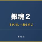 銀魂 掟は破るためにこそある ネタバレ